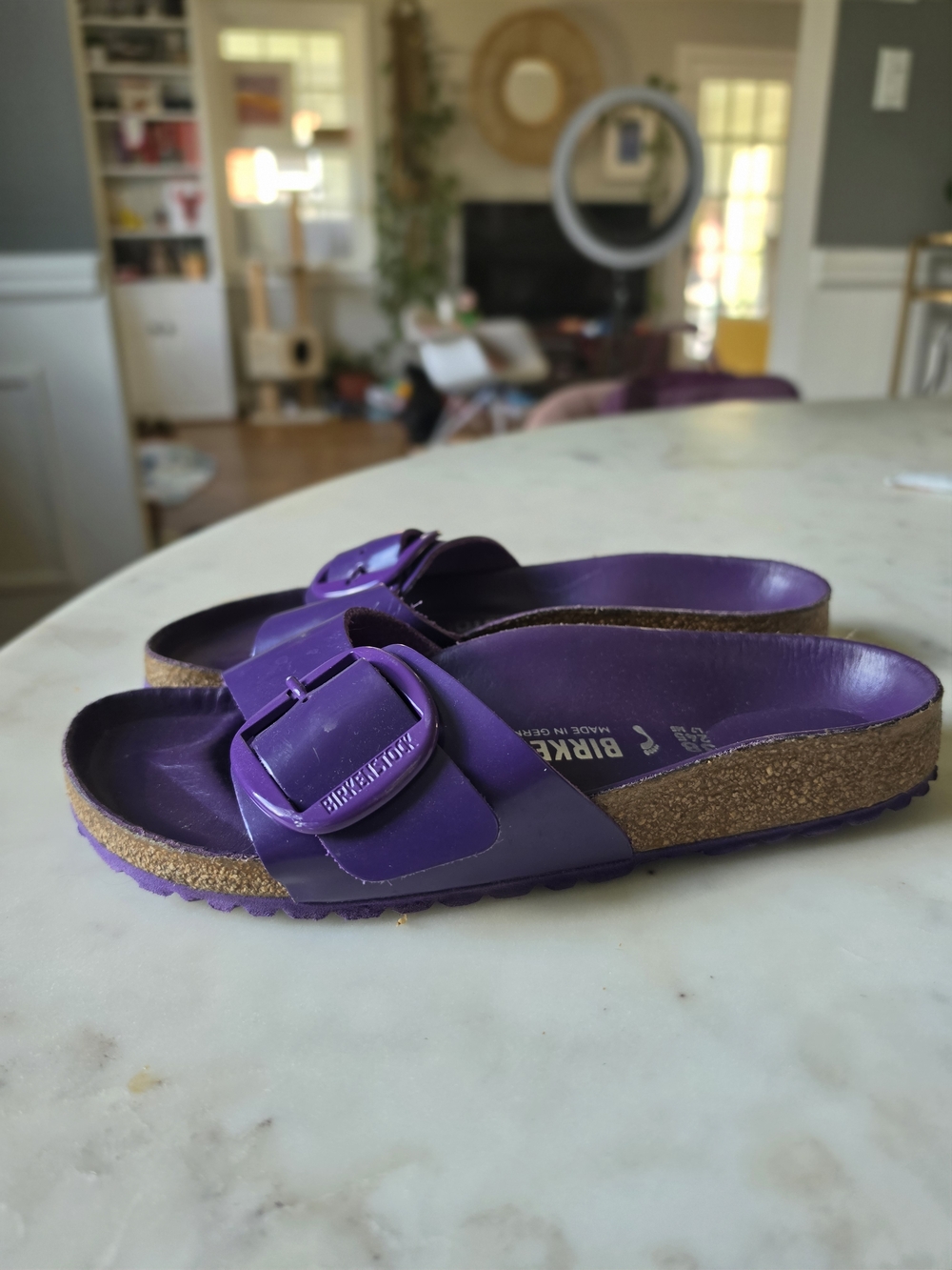 Birkenstock Purple Women's Single Strap Sandals